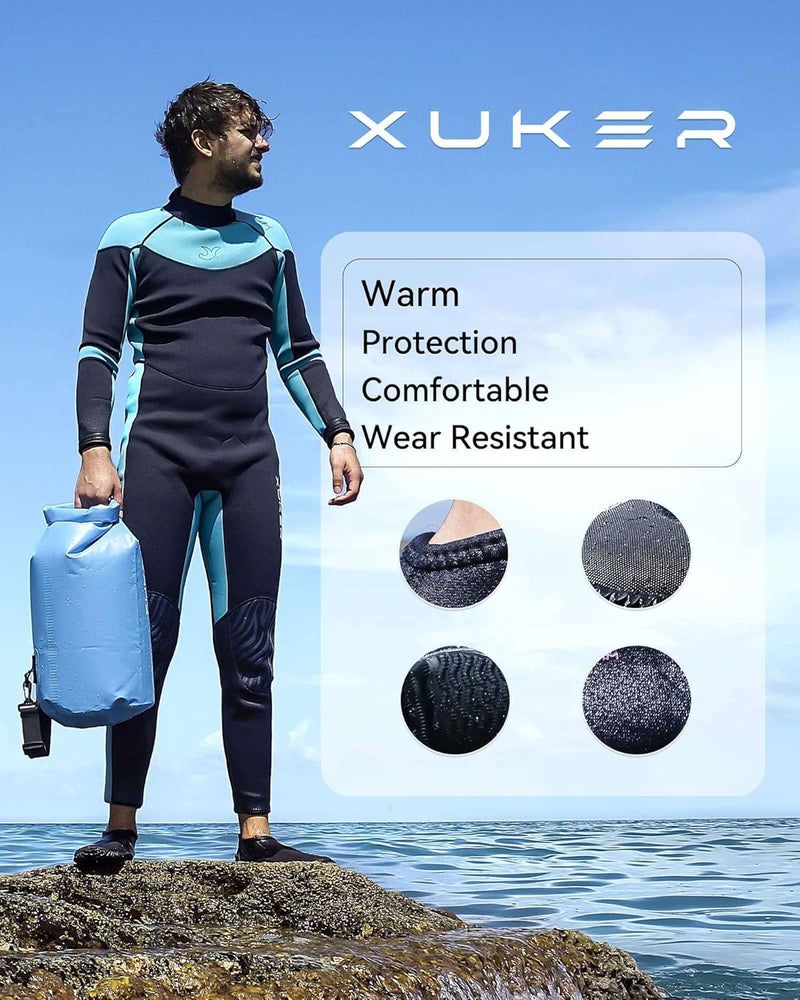 XUKER Neoprene Diving Boots 2mm, Wetsuit Booties Men Women Water Shoes with Anti-Slip Sole Sand Beach Shoes for Water Sports - Image 5